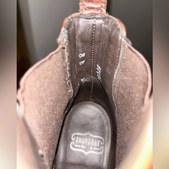 LIMITED EDITION Thursday Boot Company Duchess Bootie- brown leather- size 8 - Picture 4 of 4